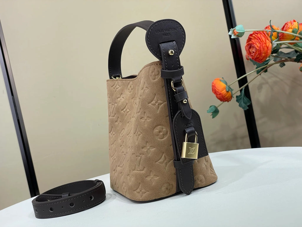 LV Back to School All In BB Suede 6.3 in Bucket Bag M29834