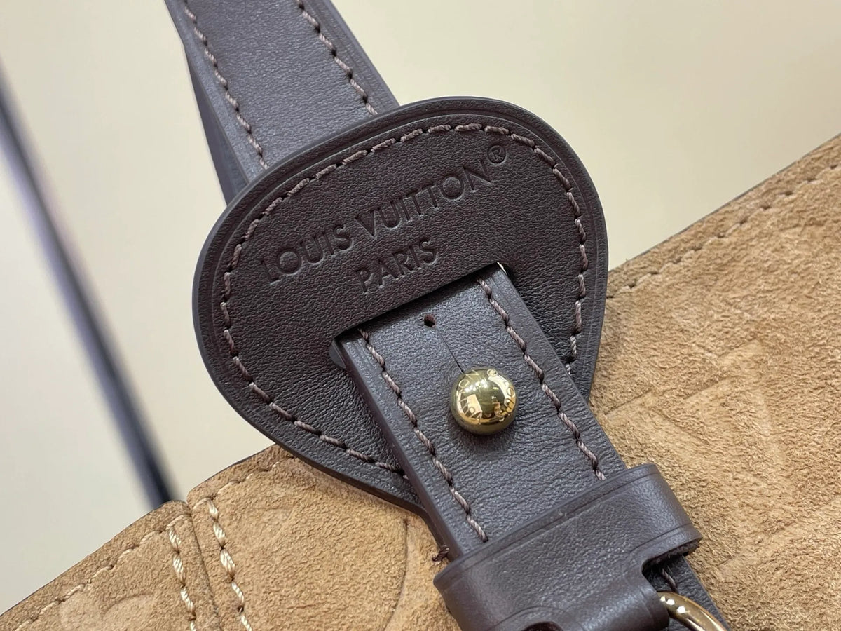 LV Back to School Monogram Suede 15.7 in Handbag M29836