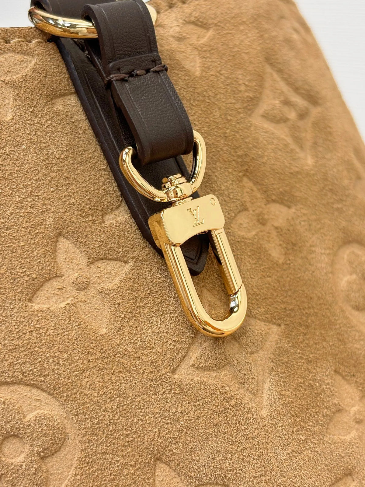 LV Back to School Monogram Suede 15.7 in Handbag M29836