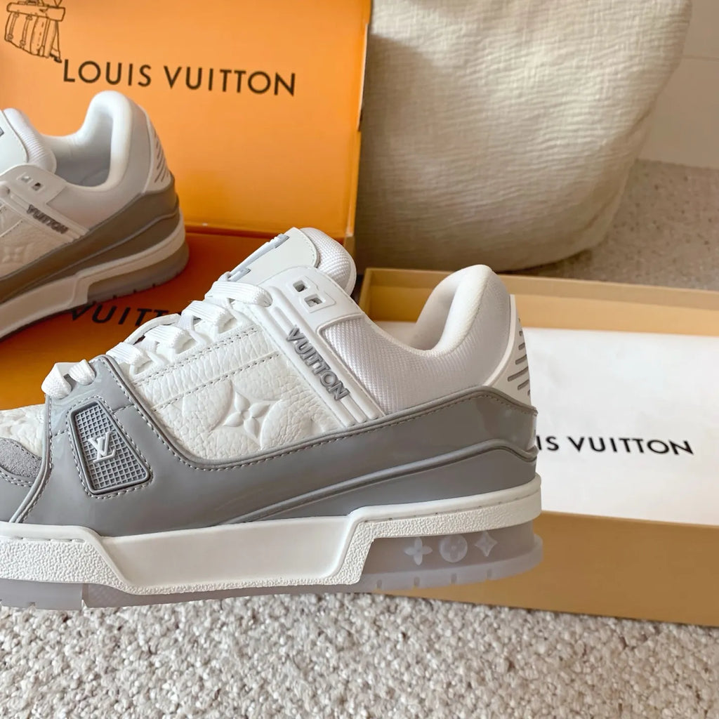 LV Trainer Patent Leather Low-Top Sneakers