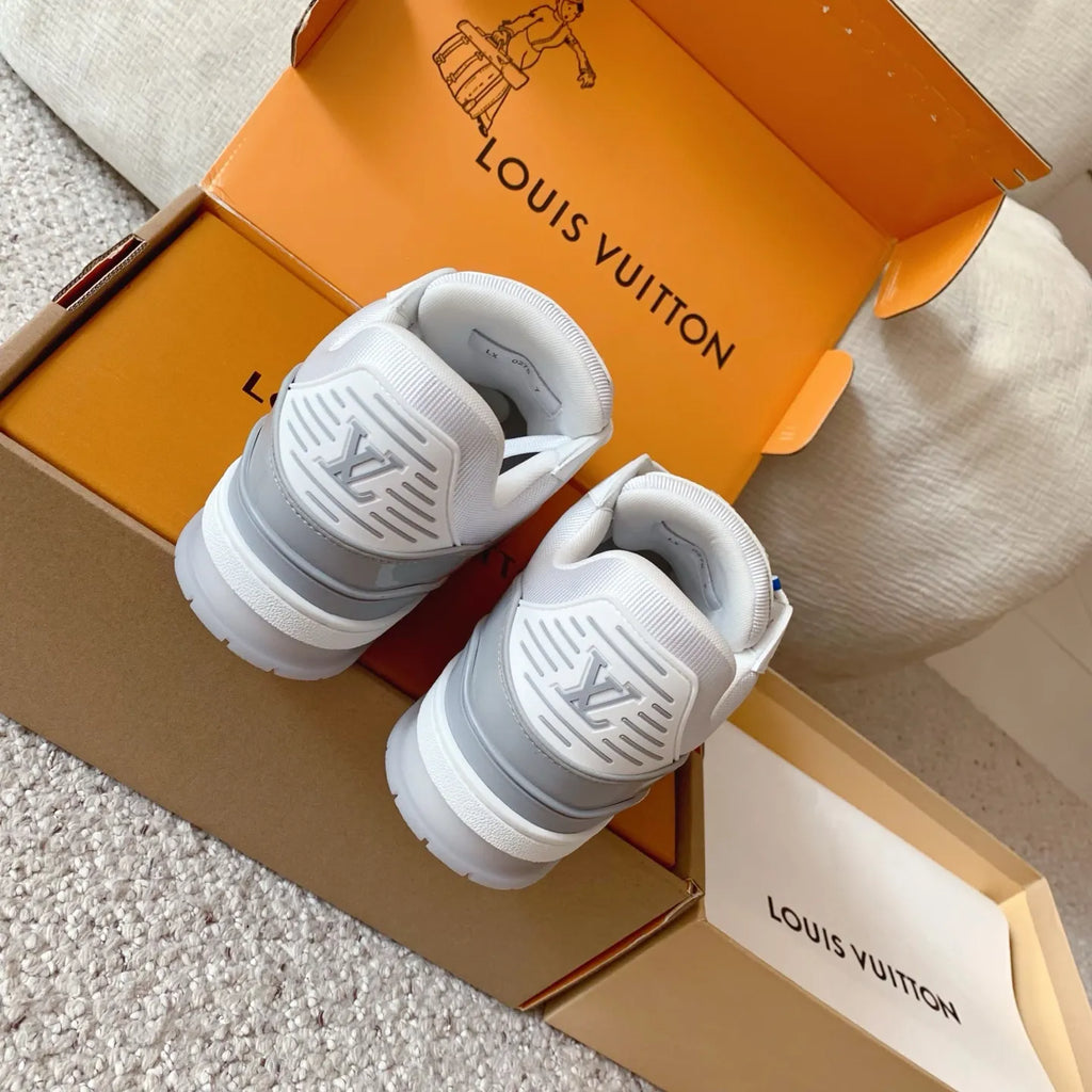 LV Trainer Patent Leather Low-Top Sneakers