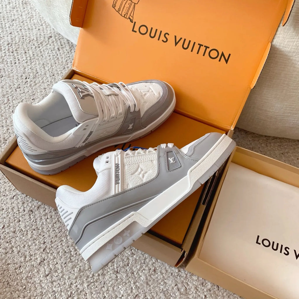 LV Trainer Patent Leather Low-Top Sneakers
