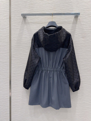 LV Woman Clothes 97350340 Women's Long Sleeve Dress