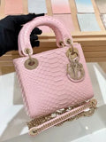 Lyco 17 Snake Skin Belly Powder Handbag 135351