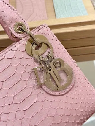 Lyco 17 Snake Skin Belly Powder Handbag 135351
