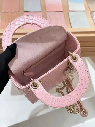 Lyco 17 Snake Skin Belly Powder Handbag 135351