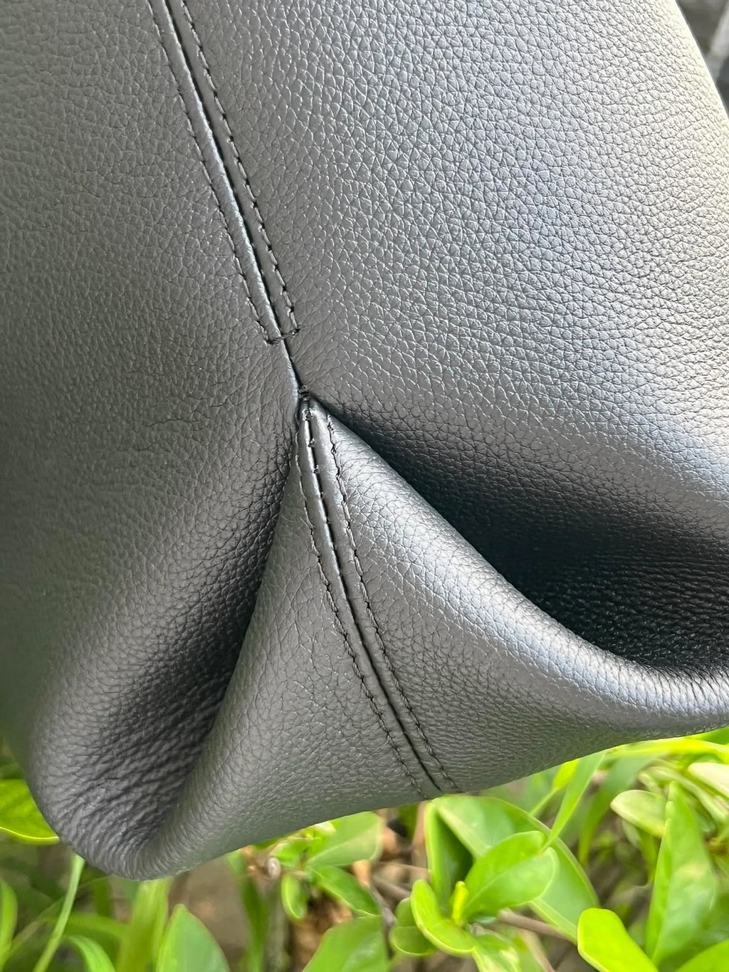 M25341 Low Key Cabas MM Leather Handbag Black