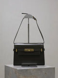 Manhattan Leather 9.4 in Shoulder Bag 675626