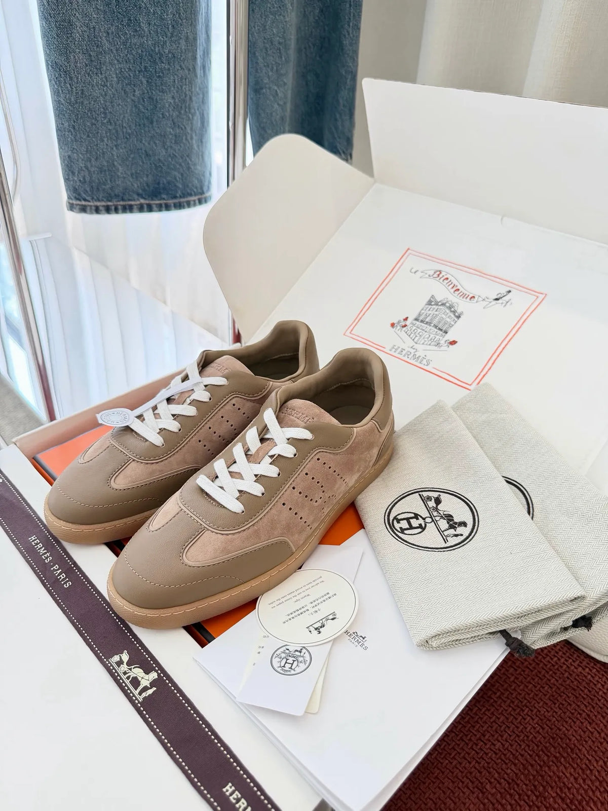 Match Leather Sneakers 271715