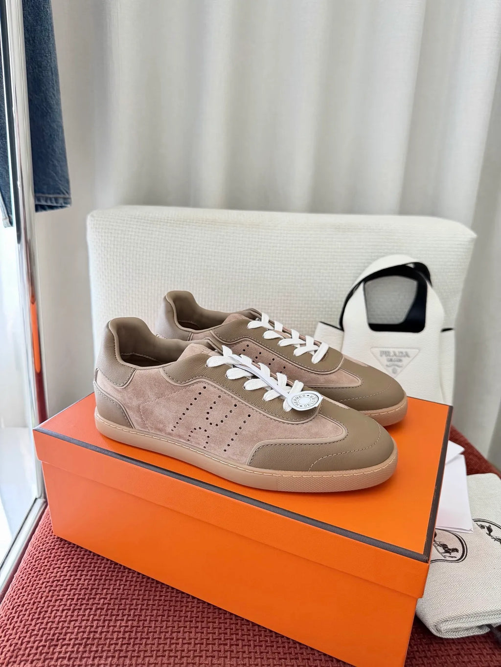 Match Leather Sneakers 271715