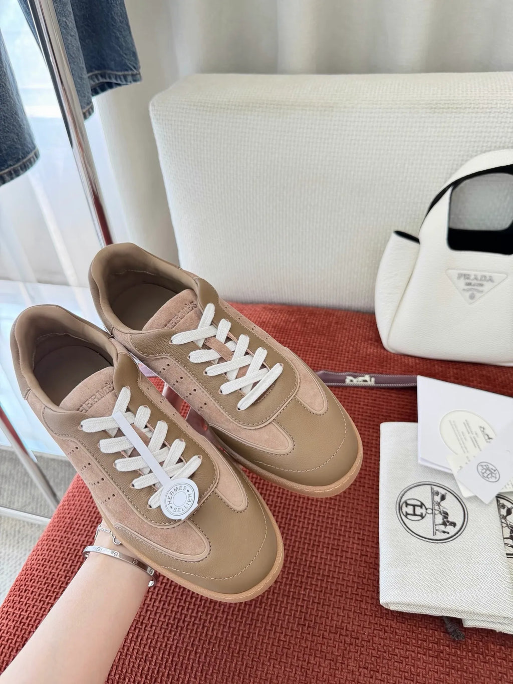 Match Leather Sneakers 271715