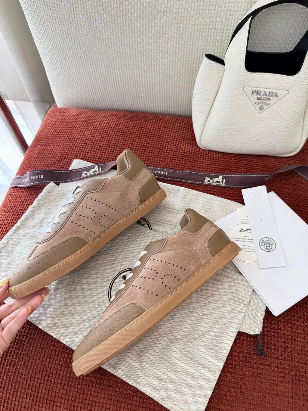 Match Leather Sneakers 271715