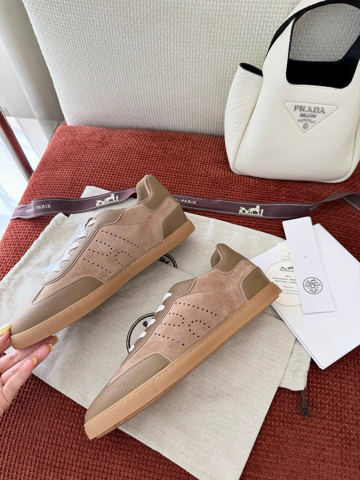 Match Leather Sneakers 271715