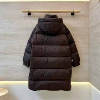 Max Mara Women's 90% White Goose Down Long Jacket