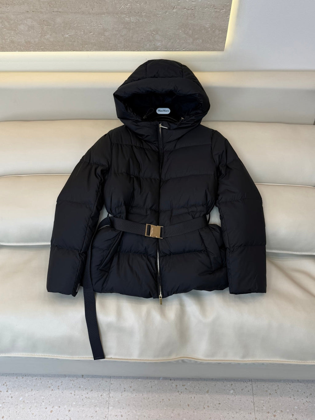 Max Mara Women's Goose Down Belted Jacket