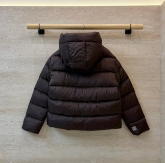Max Mara Women's White Goose Down Hooded Jacket