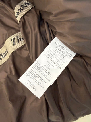 Max Mara Women's White Goose Down Hooded Jacket