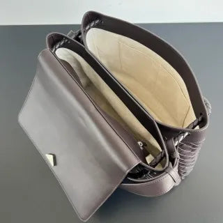 Men's BV Andiamo Leather 14.6 in Shoulder Bag 807715