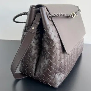 Men's BV Andiamo Leather 16.9 in Shoulder Bag 805969