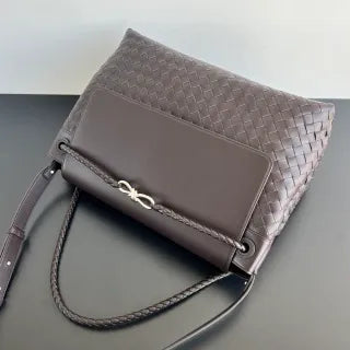 Men's BV Andiamo Leather 16.9 in Shoulder Bag 805969
