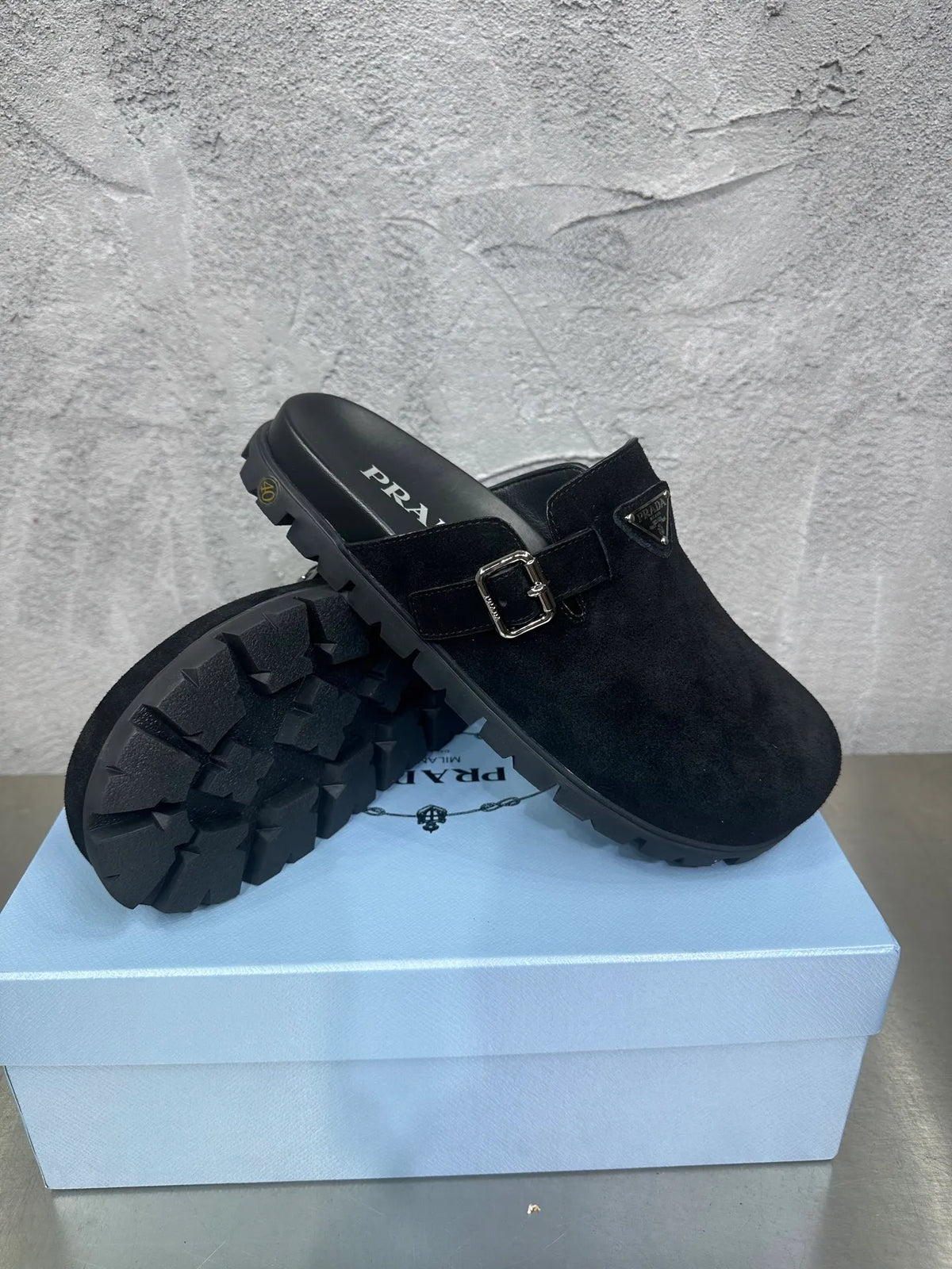 Men's Cowhide Leather Slippers 833593