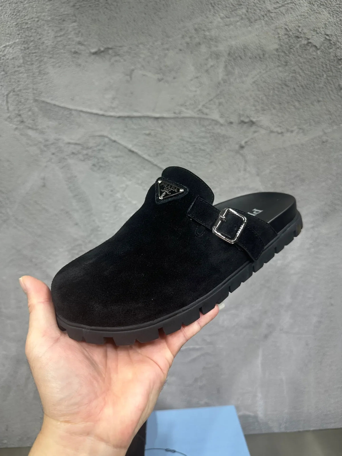 Men's Cowhide Leather Slippers 833593