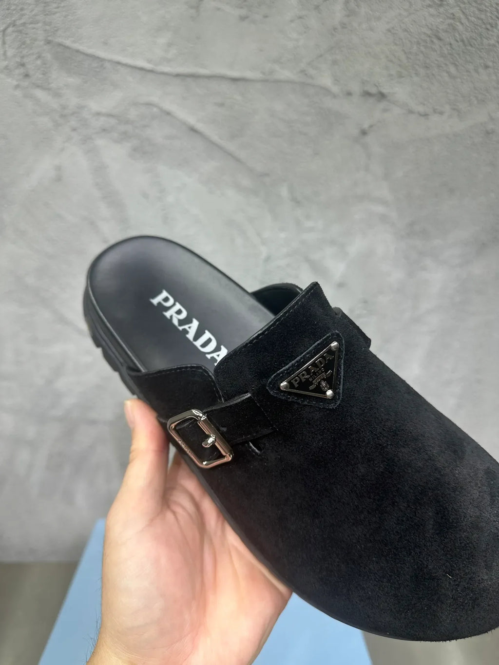 Men's Cowhide Leather Slippers 833593