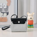 Mini Herbag 7.9 in Canvas Leather Handbag