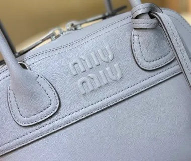Mini Lace Gray Bowling Shoulder Bag 135365