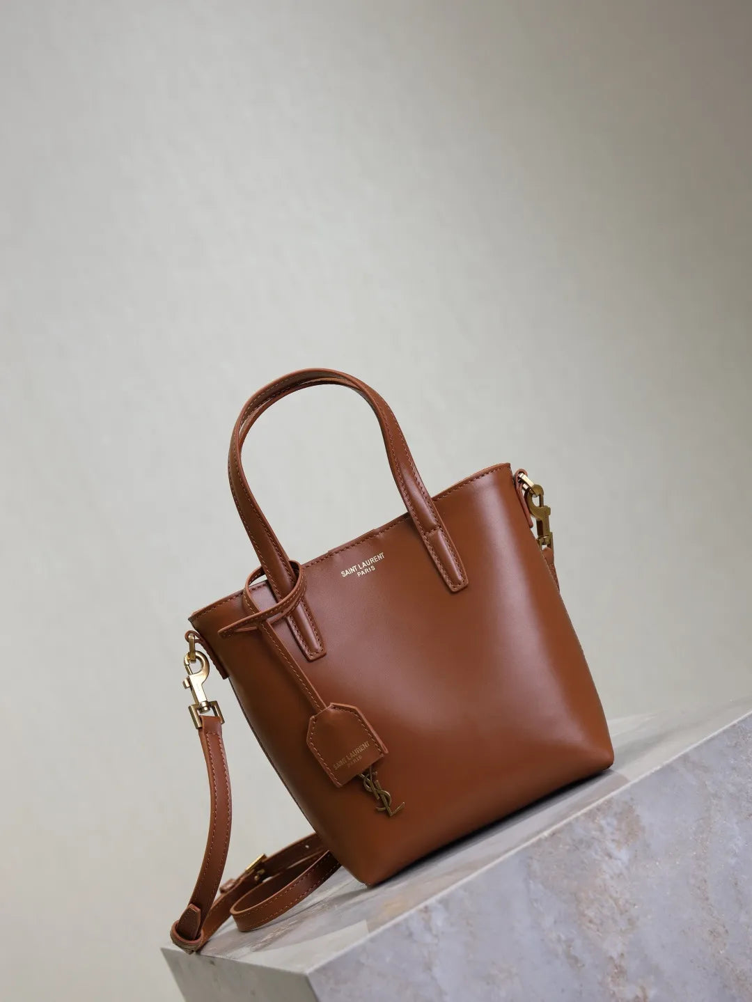 Mini Toy Shopping Calfskin 7.1 in Tote Bag 712367