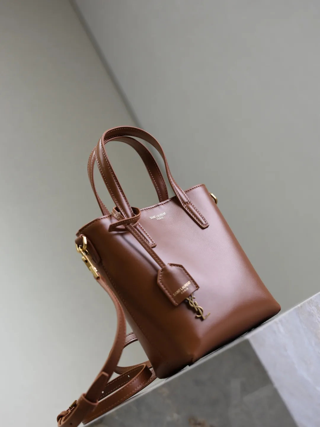 Mini Toy Shopping Calfskin 7.1 in Tote Bag 712367