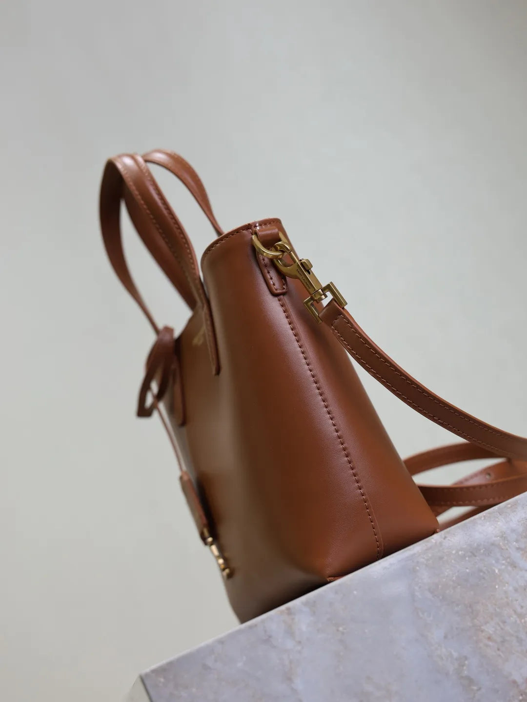 Mini Toy Shopping Calfskin 7.1 in Tote Bag 712367