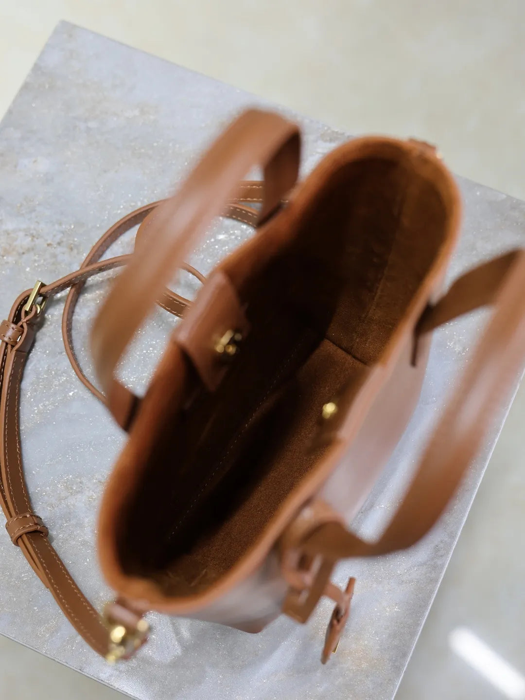 Mini Toy Shopping Calfskin 7.1 in Tote Bag 712367