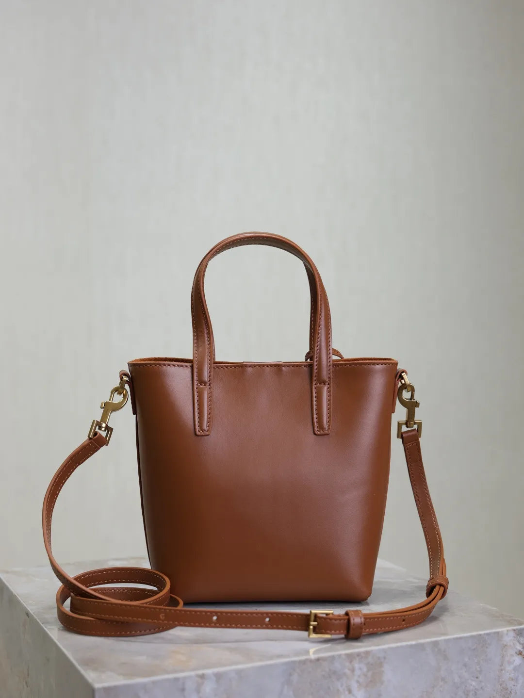 Mini Toy Shopping Calfskin 7.1 in Tote Bag 712367