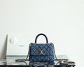 MiniCocohandle MISS 26 Series Denim Handbag Washed Blue