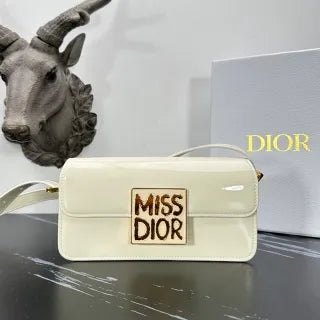 Miss Dior 8.7 in Patent Leather Handbag 1171