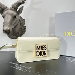 Miss Dior 8.7 in Patent Leather Handbag 1171