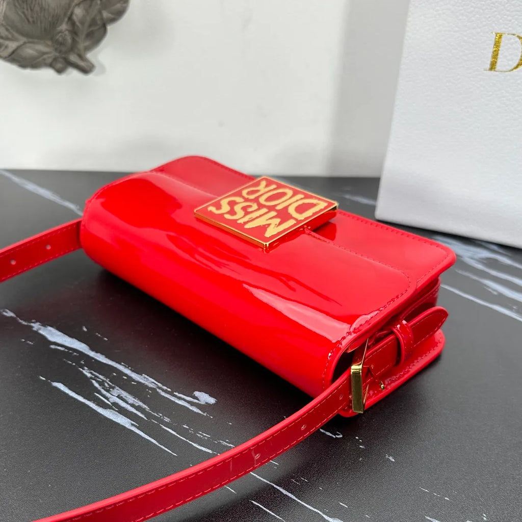Miss Dior 8.7 in Patent Leather Handbag 1171