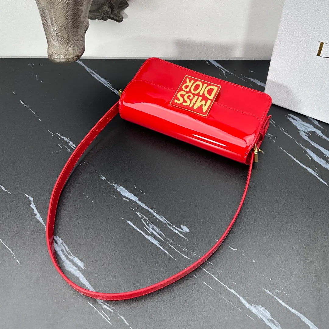 Miss Dior 8.7 in Patent Leather Handbag 1171