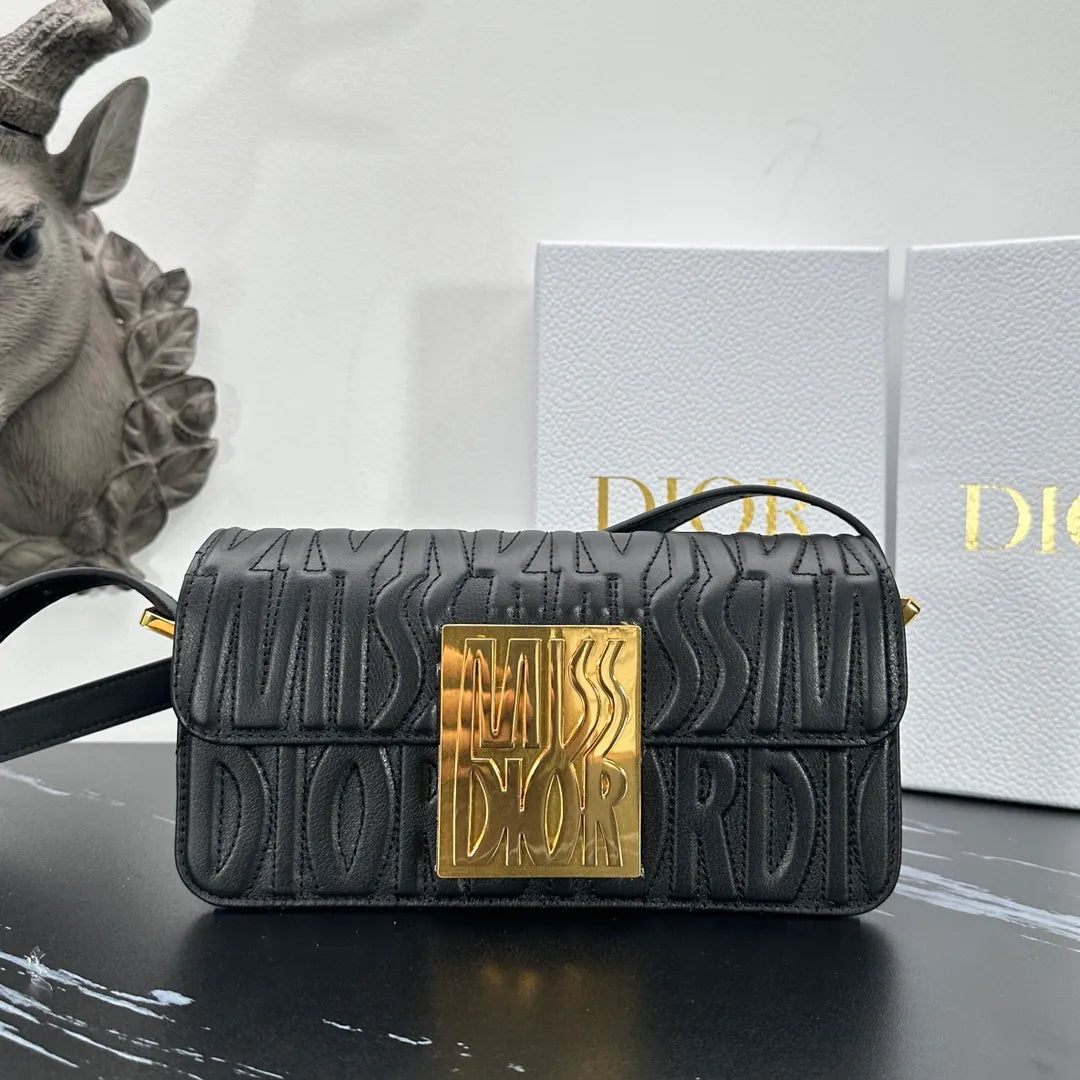 Miss Dior 8.7 in Quilted Calfskin Handbag 2610