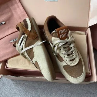 MISS MISS 26S Women's Suede Retro German Training Shoes