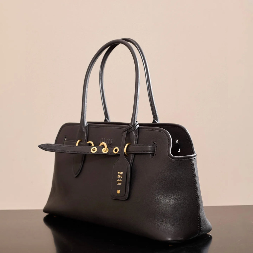 Miu Miu Sheepskin Leather 17.3 in Handbag 5BG310M1580