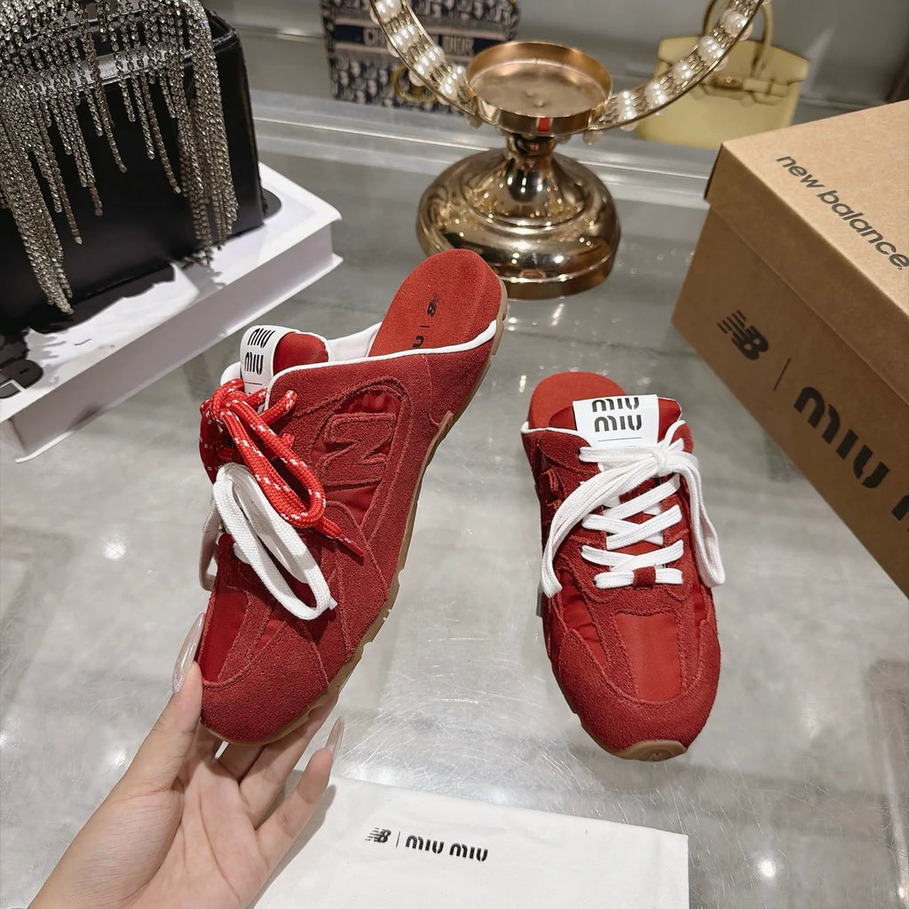 Miu Miu Women's New Balance 530 Mule Sneakers Suede 2026