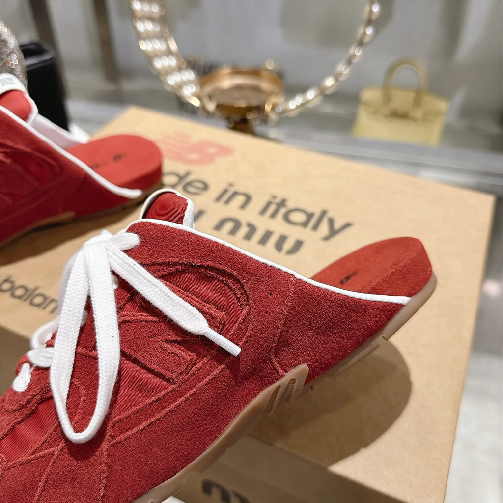 Miu Miu Women's New Balance 530 Mule Sneakers Suede 2026