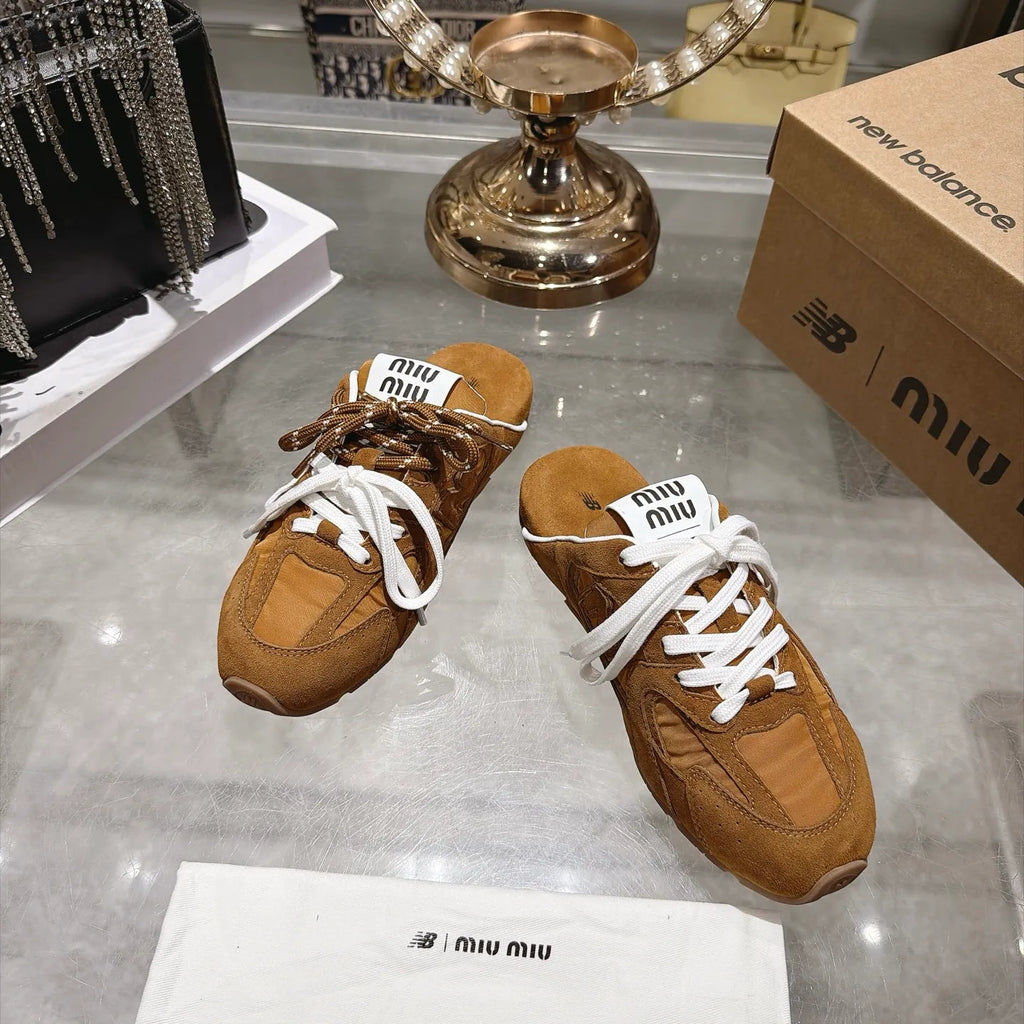 Miu Miu Women's New Balance 530 Mule Sneakers Suede TPU 2026