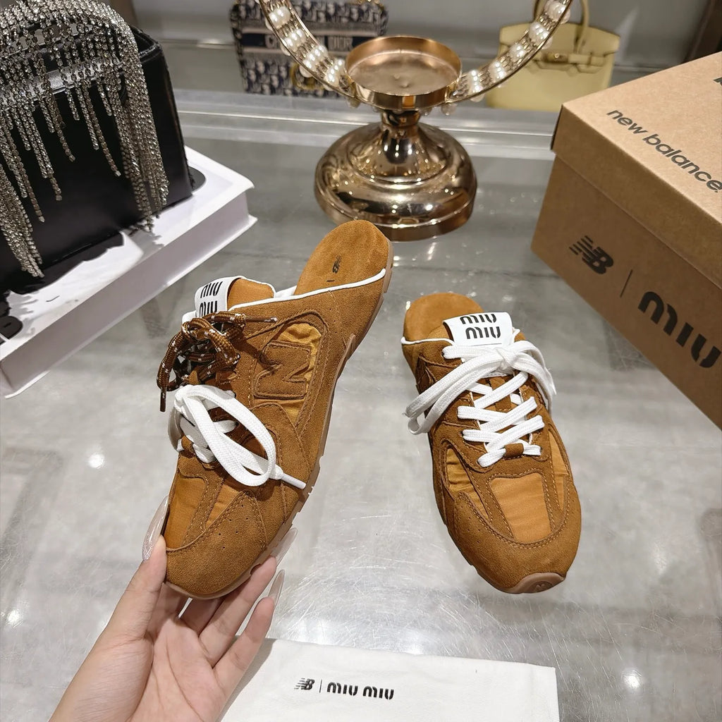 Miu Miu Women's New Balance 530 Mule Sneakers Suede TPU 2026
