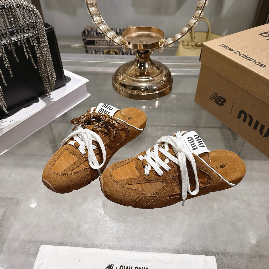 Miu Miu Women's New Balance 530 Mule Sneakers Suede TPU 2026