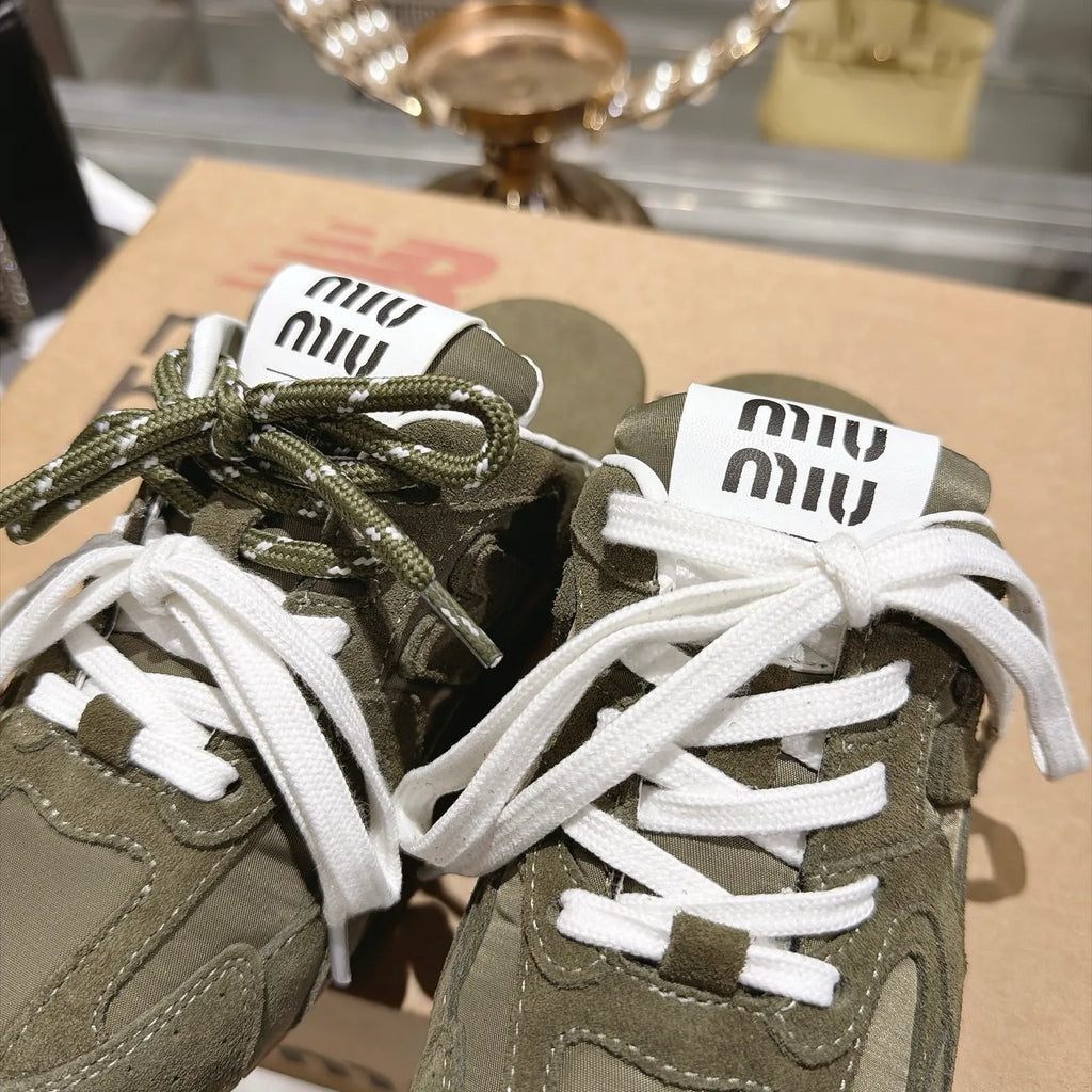 Miu Miu Women's New Balance 530 Mule Sneakers Suede TPU