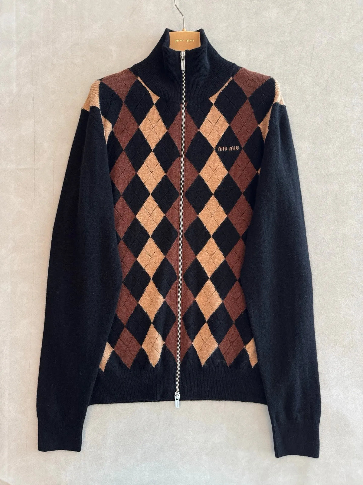 MIU Women's M Zip Cardigan