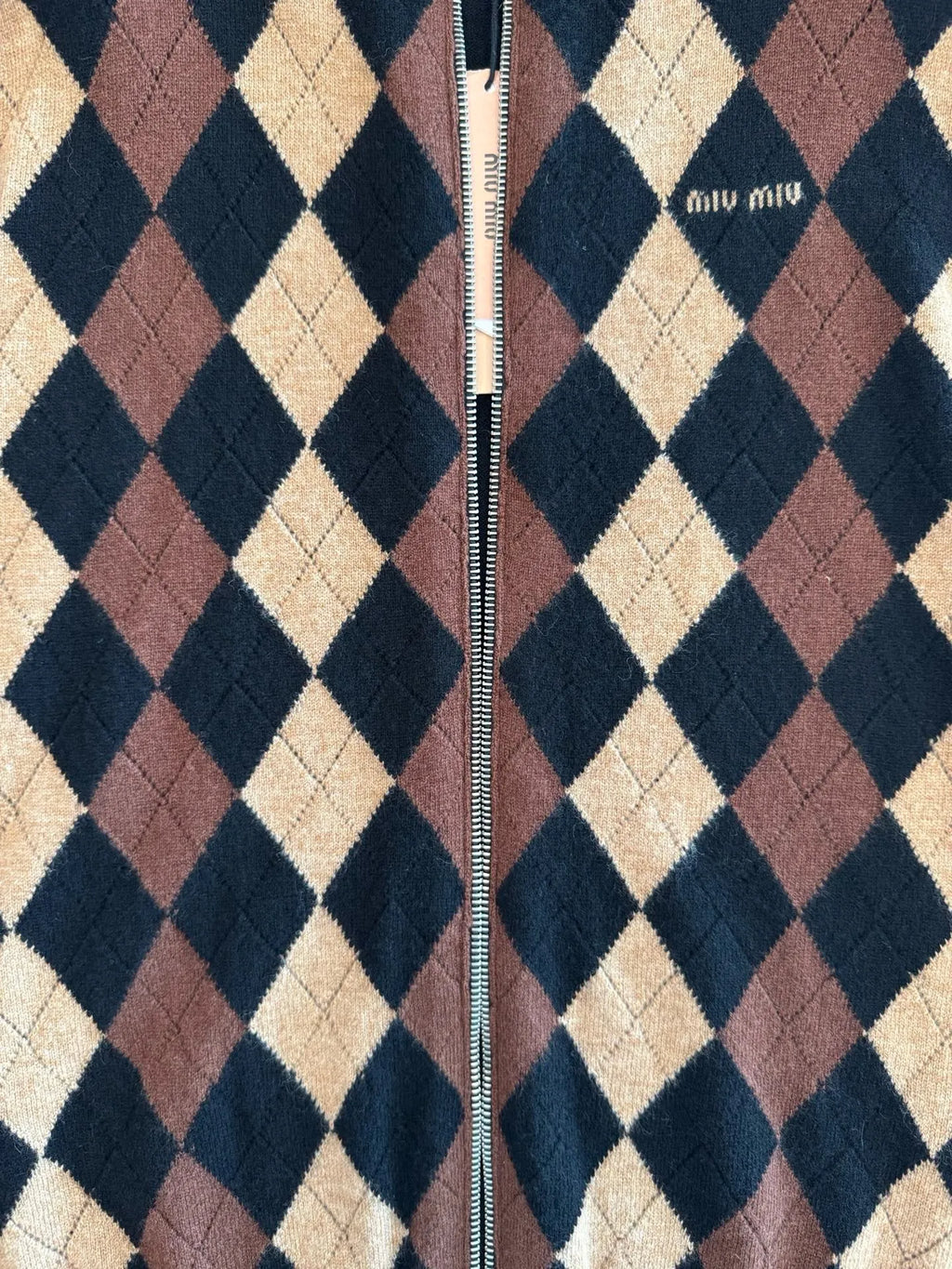 MIU Women's M Zip Cardigan
